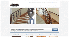 Desktop Screenshot of istanbulahsapmerdiven.com